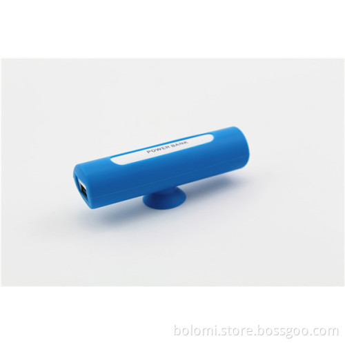 2016 new fashional mobile power bank 2600mah with phone stand Silicone sucker